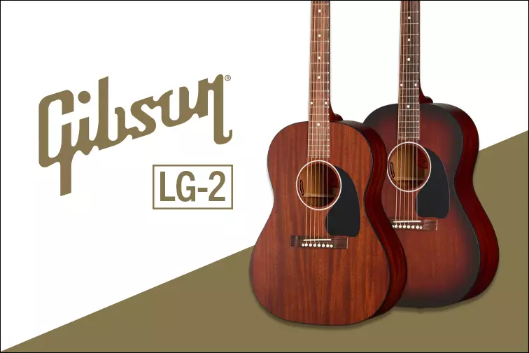 Gibson Is Proud to Introduce the New LG-2 All-Mahogany Faded
